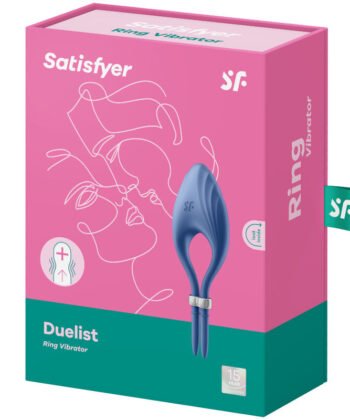 Visão alternativa de SATISFYER DUELIST ANILLO VIBRADOR - GRIS