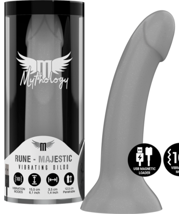 MYTHOLOGY - RUNE MAJESTIC DILDO S - VIBRADOR COMPATIBLE CON WATCHME WIRELESS TECHNOLOGY