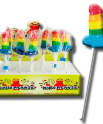 PRIDE - GUMMY LOLLIPOP PÊNIS LGBT