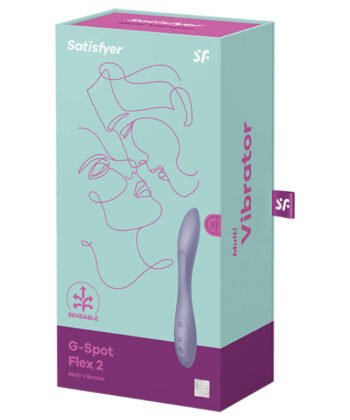 SATISFYER - MULTI VIBRADOR G-SPOT FLEX 2 ROXO - Imagem 3