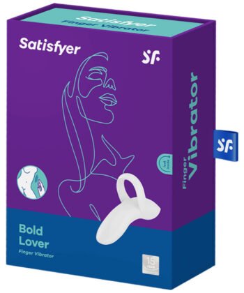SATISFYER – Vibrador de dedo Bold Lover branco - Image 3