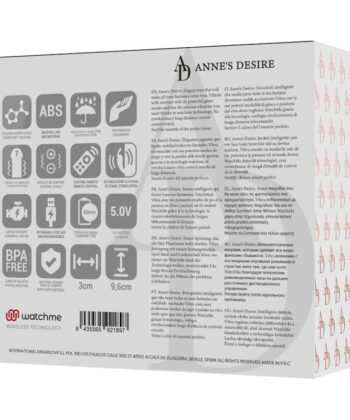 Visão alternativa de ANNE'S DESIRE - PANTY PLEASURE TECNOLOG A WATCHME PRETO/OURO