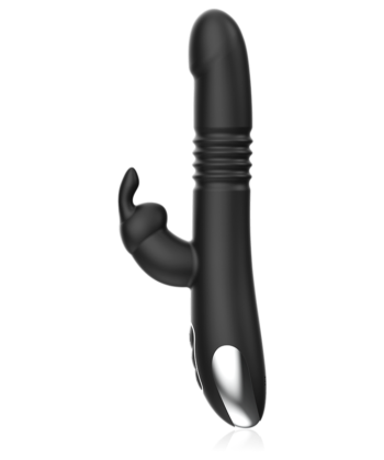 Visão alternativa de BLACK&SILVER - KENJI VIBRADOR RABBIT UP & DOWN + CONTROLO REMOTO WATCHME