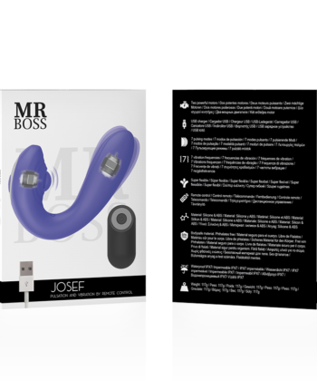Alternative view of MR BOSS - JOSEF CONTROLE REMOTO DE PULSAÇÃO E VIBRAÇÃO PARA CASAIS