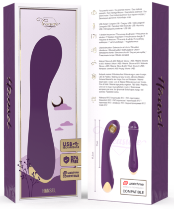 Visão alternativa de TREASURE - HANSEL VIBRADOR PONTO G + CONTROLO REMOTO WATCHME