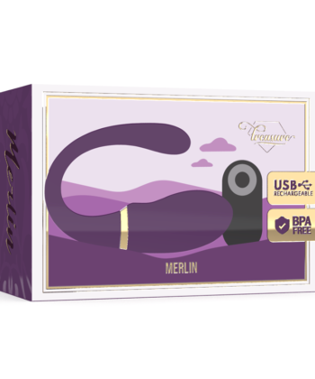 Visão alternativa de TREASURE - MERLIN DUPLO CONTROLE REMOTO VIBRADOR