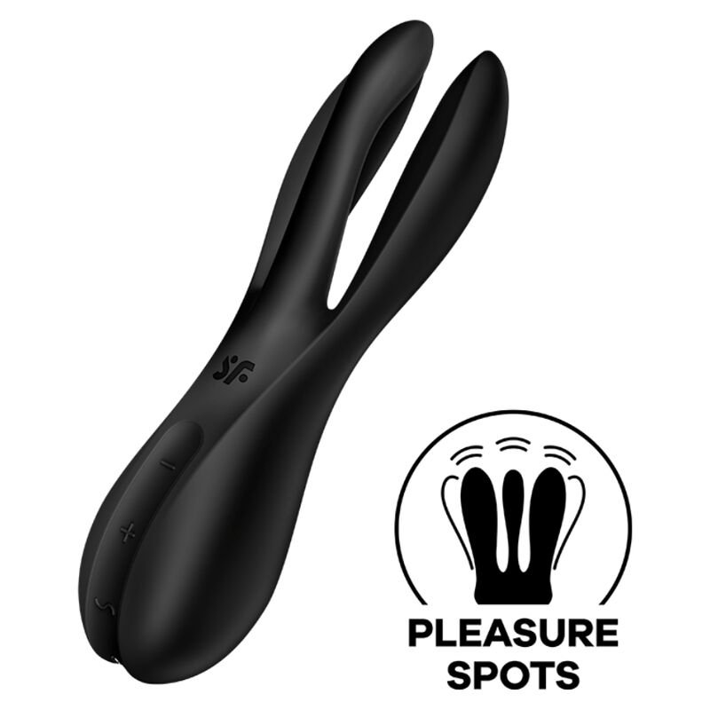 SATISFYER - THREESOME 2 VIBRADOR NEGRO - Image 2