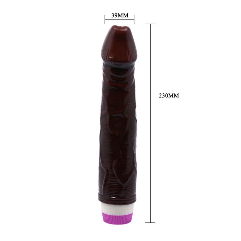 BAILE - VIBRADOR WAVES OF PLEASURE 23 CM CASTANHO - Image 4