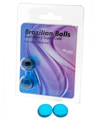 TALOKA - 2 BOLAS BRASILEIRAS GEL EMOCIONANTE EFEITO FRIO