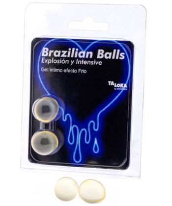 TALOKA - 2 BOLAS BRASILEIRAS GEL EMOCIONANTE EFEITO FRIO E VIBRAO