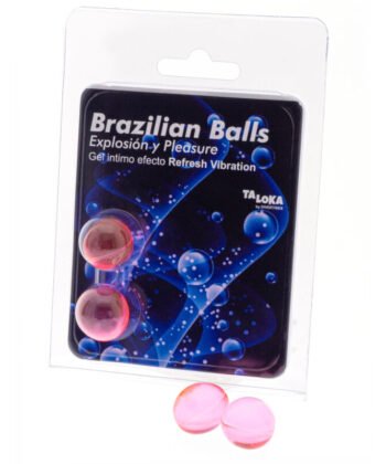 TALOKA - 2 BOLAS BRASILEIRAS REFRESH GEL EFEITO VIBRANTE EMOCIONANTE