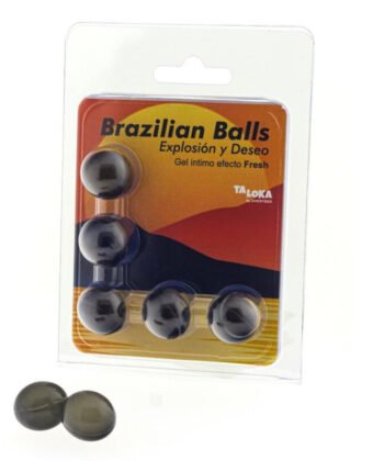 TALOKA - 5 BOLAS BRASILEIRAS GEL EFEITO EMOCIONANTE