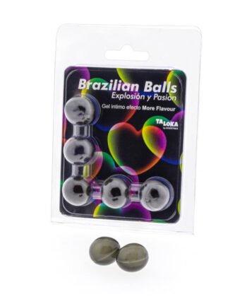 TALOKA - 5 BOLAS BRASILEIRAS MAIS SABOR EFEITO EMOCIONANTE GEL