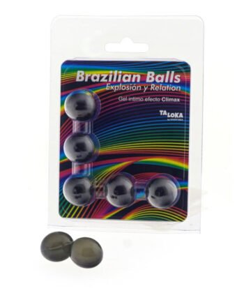TALOKA - 5 BOLAS BRASILEIRAS EFEITO CLIMAX GEL EMOCIONANTE