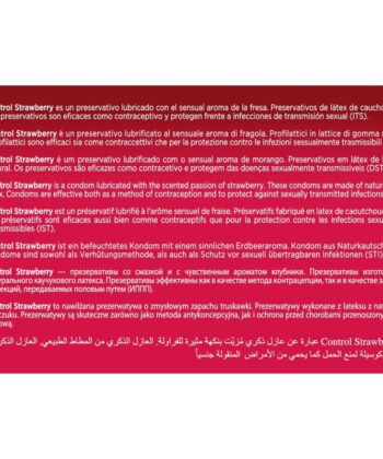 Visão alternativa de CONTROL - PRESERVATIVOS ADAPTA MORANGO 144 UNIDADES