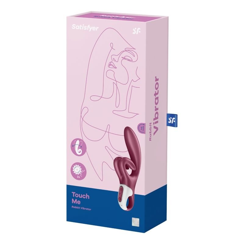 SATISFYER TOUCH ME – VIBRADOR RABBIT DE DUPLA ESTIMULAÇÃO VERMELHO - Image 4