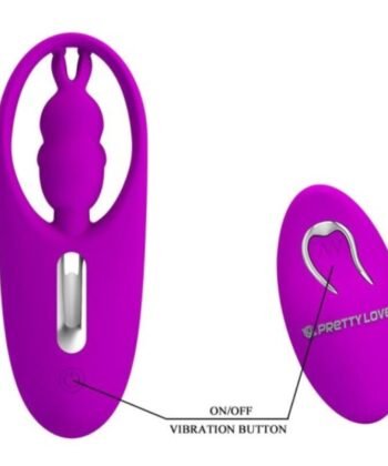 PRETTY LOVE – VIBRADOR COELHO COM CONTROLO REMOTO LILÁS