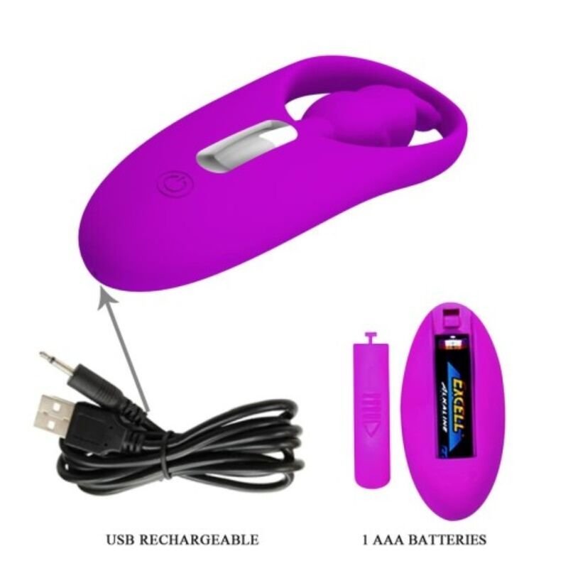 PRETTY LOVE – VIBRADOR COELHO COM CONTROLO REMOTO LILÁS - Image 4