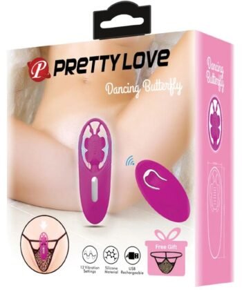 Alternative view of PRETTY LOVE – ESTIMULADOR BORBOLETA DANCING COM CONTROLO REMOTO LILÁS