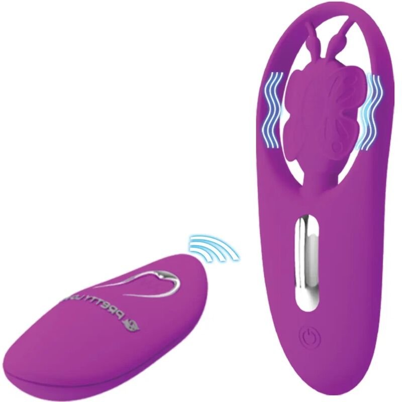 PRETTY LOVE – ESTIMULADOR BORBOLETA DANCING COM CONTROLO REMOTO LILÁS - Image 3