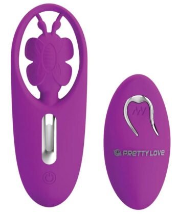 PRETTY LOVE – ESTIMULADOR BORBOLETA DANCING COM CONTROLO REMOTO LILÁS