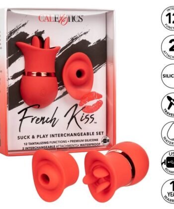 Visão alternativa de CALEXOTICS - BEIJO FRANCÊS CHUPAR E JOGAR CONJUNTO