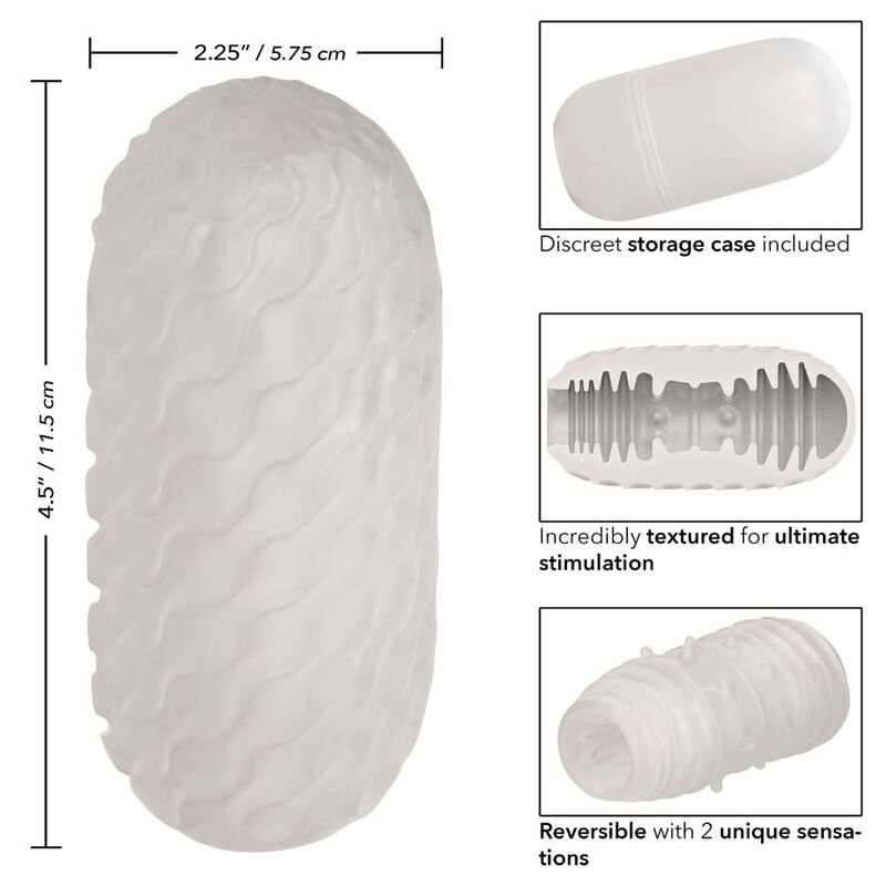 CALEXOTICS - REVERSÍVEL RIBBED STROKER - Imagem 3