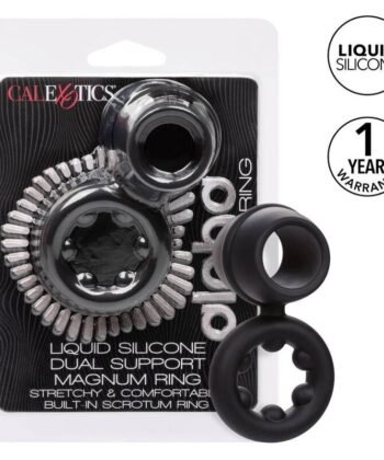 CALEXOTICS - ANEL ALPHA DUAL MAGNUM PRETO