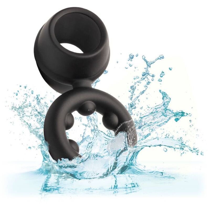 CALEXOTICS - ANEL ALPHA DUAL MAGNUM PRETO - Imagem 3