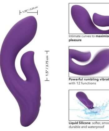 CALEXOTICS - STELLA DUAL PLEASER VIOLETA