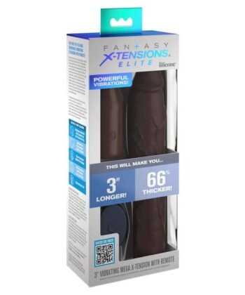 FANTASY X- TENSIONS - MANGA PIPEDREAMS 22,86 CM + 7,62 CM PLUG REMOTE BROWN - Image 3