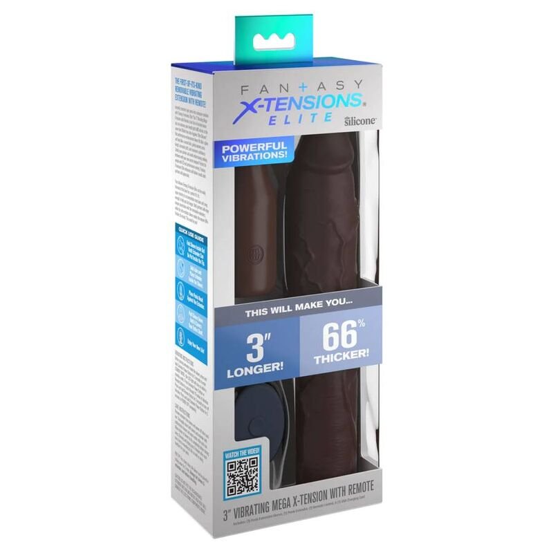 FANTASY X- TENSIONS - MANGA PIPEDREAMS 22,86 CM + 7,62 CM PLUG REMOTE BROWN - Image 3