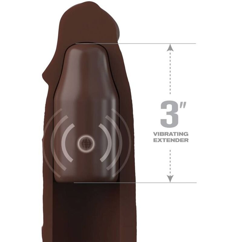 FANTASY X- TENSIONS - MANGA PIPEDREAMS 22,86 CM + 7,62 CM PLUG REMOTE BROWN - Image 2