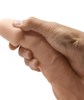 BAILE - BELO ENCONTRO BAHAMUT DILDO REALÍSTICO FLEXÍVEL 21.8 CM NATURAL - Imagem 4
