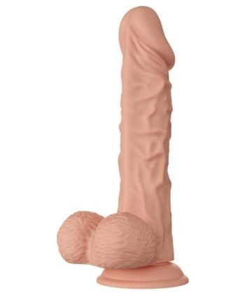 Visão alternativa de BAILE - LINDO ENCONTRO BURAQ DILDO REALÍSTICO FLEXÍVEL 24 CM NATURAL