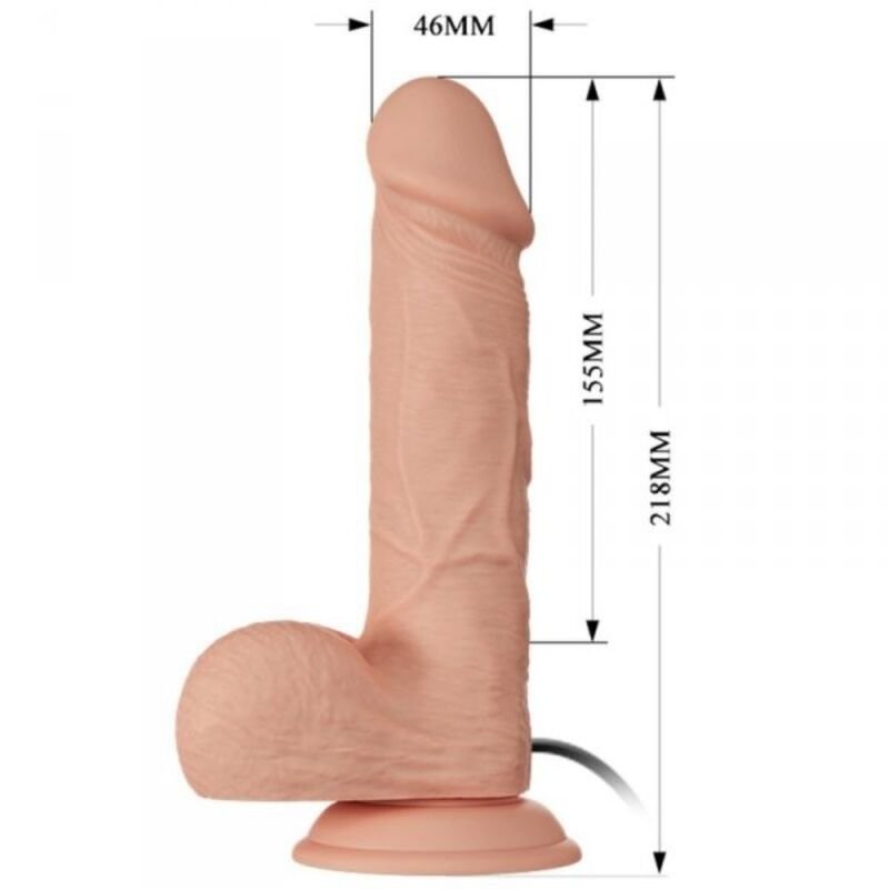 BAILE - PRETTY LOVE VIBRADOR BAHAMUT 21.8 CM REALISTA