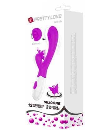 Visão alternativa de PRETTY LOVE RABBIT – VIBRADOR COM ESTIMULAÇÃO CLITORIANA LILÁS