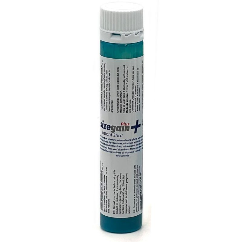 500 COSMETICS - SIZEGAIN PLUS INSTANT SHOT MALE ENERGIZER 5 UNITS - Imagem 3