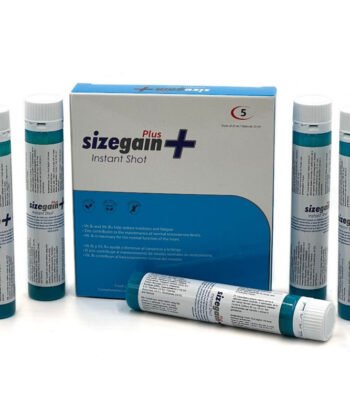 500 COSMETICS - SIZEGAIN PLUS INSTANT SHOT MALE ENERGIZER 5 UNITS