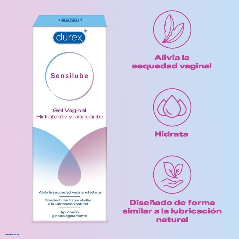 DUREX - SENSILUBE GEL HIDRATANTE Y LUBRICANTE 40 ML - Image 2