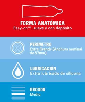 Visão alternativa de DUREX - PRESERVATIVOS SENSITIVE XL EXTRA LONGO 10 UNIDADES