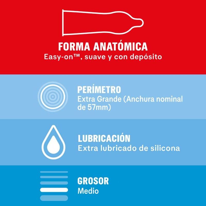 DUREX - PRESERVATIVOS SENSITIVE XL EXTRA LONGO 10 UNIDADES - Imagem 2