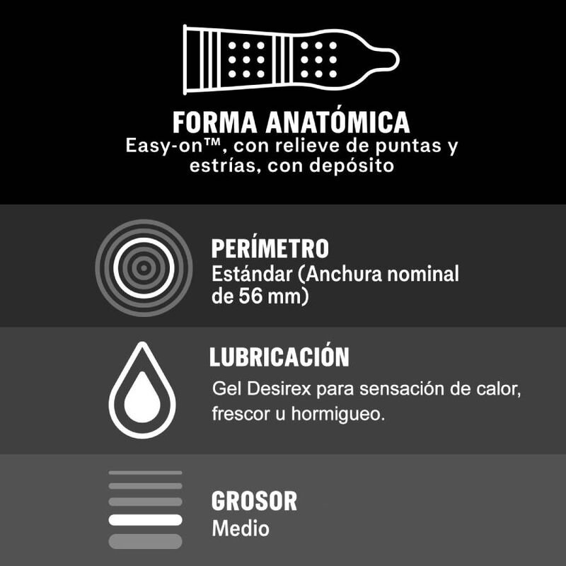 DUREX - ORGÁSMICO INTENSO 12 UNIDADES - Image 2