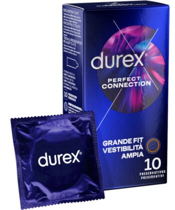 DUREX - CONEXÃO PERFEITA LUBRIFICAÇÃO EXTRA DE SILICONE 10 UNIDADES