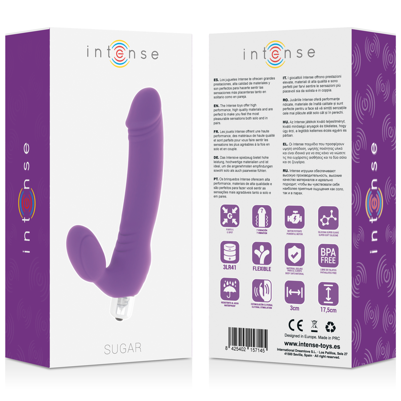 INTENSE - AÚCAR SETE VELOCIDADES SILICONE LIlás - Image 4