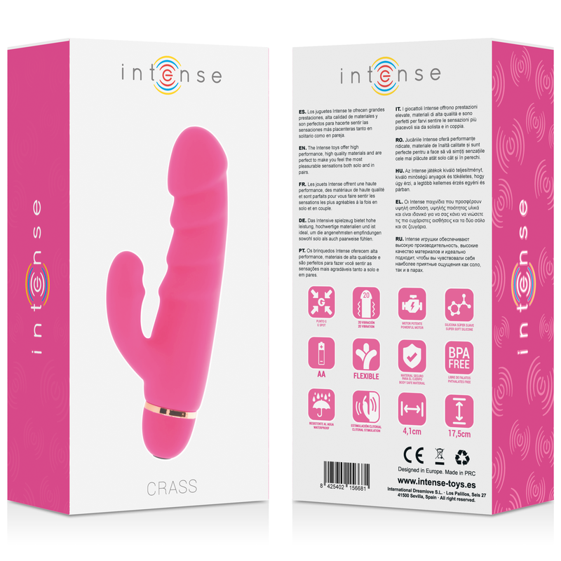 INTENSE - CRASS 20 VELOCIDADES SILICONE ROSA - Imagem 5