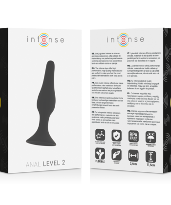 Visão alternativa de INTENSE - ANAL NÍVEL 2 11,5CM PRETO