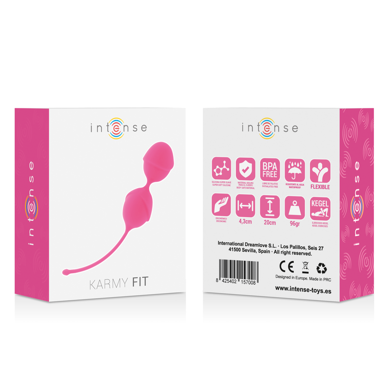 INTENSE - KARMY FIT KEGEL SILICONE FÚCSIA - Imagem 4