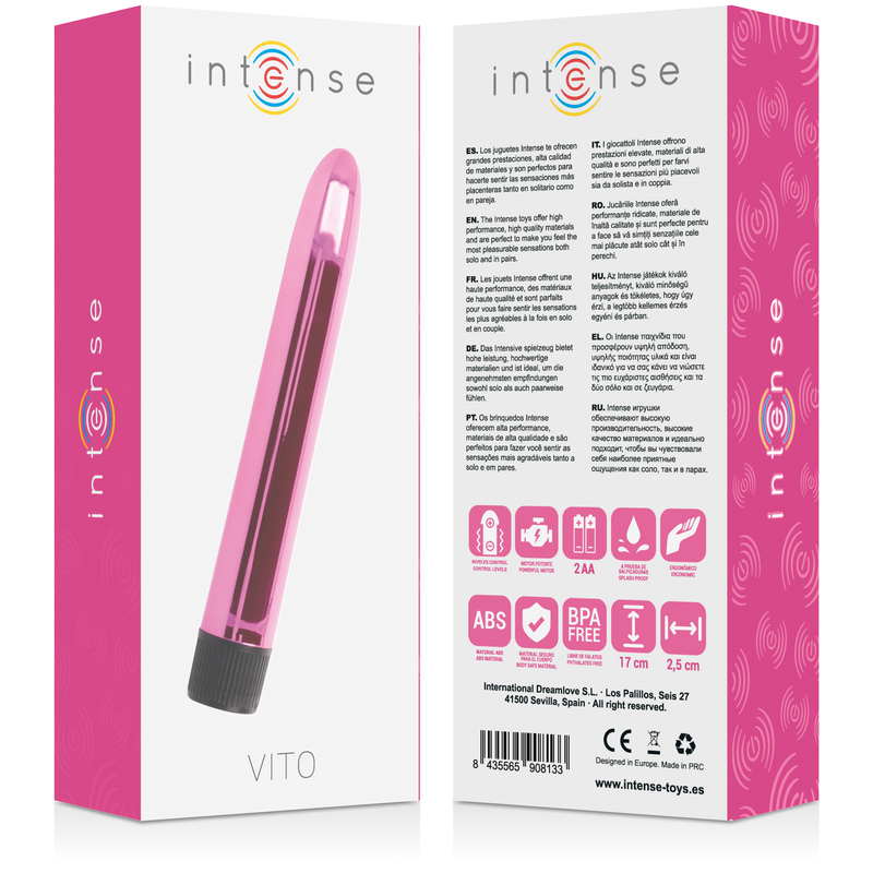 INTENSE - VIBRADOR VITO ROSA - Imagem 3