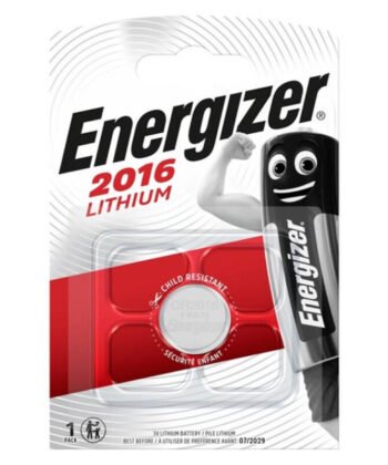 ENERGIZER - BATERIA BOTO DE LÍTIO CR2016 3V 1 UNIDADE